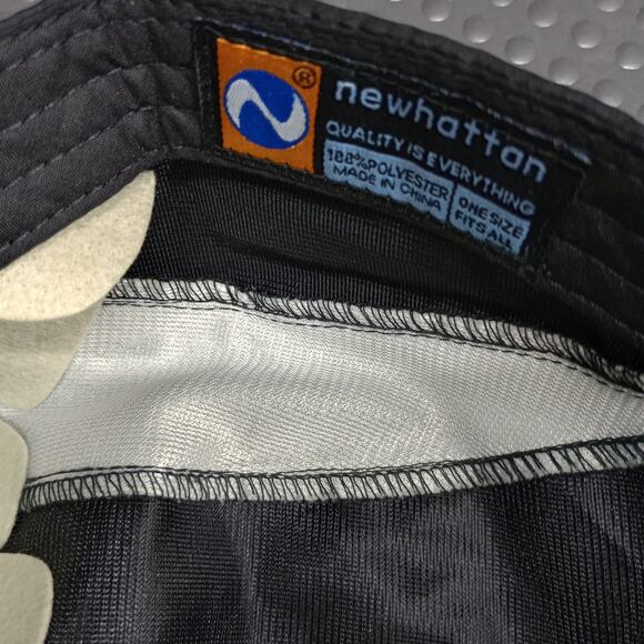 Newhattan Adult Unisex Adjustable One Size Baseball Cap Black - Picture 5 of 6